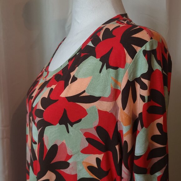 Woman's LOGO Lori Goldstein top - 1X - Hannah style - Picture 4 of 10